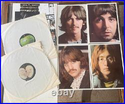 The Beatles White Album Excellent'68 Early Press! Complete Set