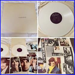 The Beatles White Album LP 1978 Capitol Records White Vinyl Inserts EXCELLENT