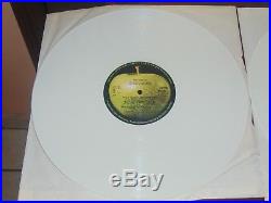 The Beatles White Album Ltd Ed White Vinyl LP UK 1978 RARE EX Apple Records P