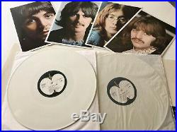 The Beatles White Album Milk White Vinyl Made in Germany Inserts 2lps Numbered
