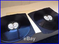 The Beatles White Album Mono 1st UK NO EMI low nr. Top opening record vinyl LP