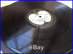 The Beatles White Album Mono 1st UK NO EMI low nr. Top opening record vinyl LP