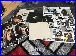 The Beatles White Album UK VERY 1st Mono Press Vinyl LP Number 0144682
