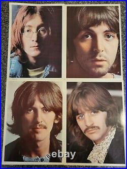 The Beatles White Album Vinyl LP -1968- RARE 7 LABEL ERRORS! -withPhotos & Poster