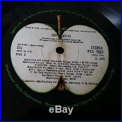The Beatles White Album Vinyl LP UK 1st Stereo Press Numbered Complete