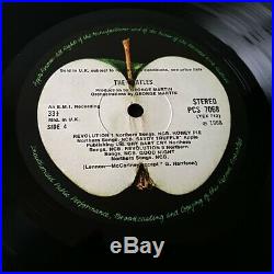 The Beatles White Album Vinyl LP UK 1st Stereo Press Top Loader Complete No'd