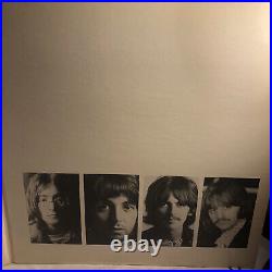 The Beatles White Album Vinyl LP with Inserts, Posters, and Pictures. 1968 1st P