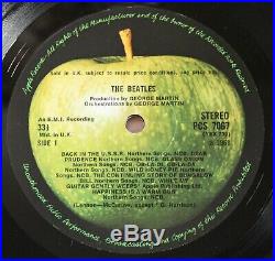The Beatles White Album Vinyl Lp Uk First Press Stereo Top Loader Nm 0573219
