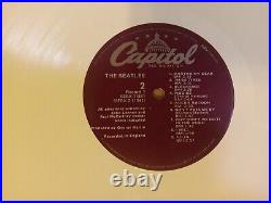 The Beatles White Album WHITE VInyl Record LP Album SEBX-11841 1978 Vg+/ Nm