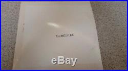 The Beatles White Album White Vinyl with inserts & Poster Great Condition-RARE