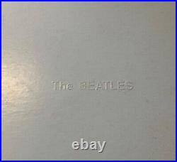 The Beatles White Album embossed title Douple LP record