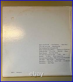 The Beatles White Album embossed title Douple LP record