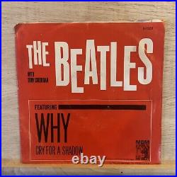 The Beatles Why OG Sleeve! 1964 Rare Pop 7 Vinyl VG 45 K-13227