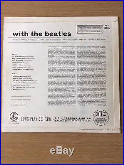 The Beatles With The Beatles Vinyl Lp First Uk Stereo Press Jobete Ex