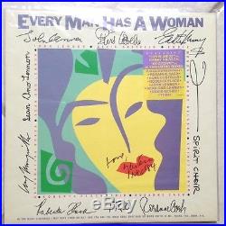 The Beatles YOKO ONO org 1984 AUTOGRAPHED Promo LP VINYL Every Man Has A Woman