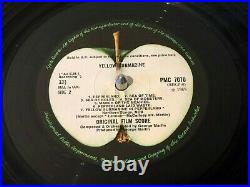 The Beatles Yellow Submarine 1969 UK LP APPLE MONO 1st EX VINYL