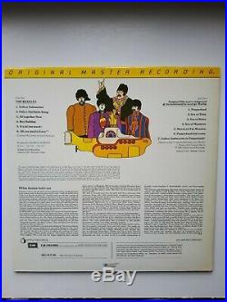 The Beatles Yellow Submarine Mobile Fidelity vinyl First pressing