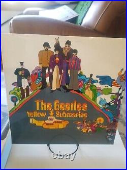The Beatles Yellow Submarine Vinyl Lp PCS 7070 Red Lines U. K. First Mono Press