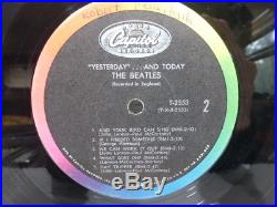 The Beatles Yesterday And Today VG++ Vinyl LP T 2553 2nd State Butcher Cover
