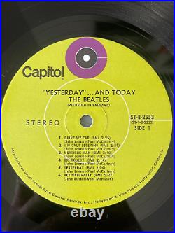 The Beatles Yesterday & Today 1966 Capitol Record Club Lp In Shrink Gorgeous