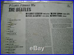The Beatles vinyl lp Please Please Me mono PMC 1202 1st Black Gold Dick James