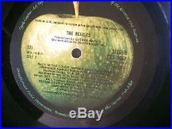 The Beatles vinyl lp White Album, U. K. No 0006683. Low Num. 1968. V. G Plus