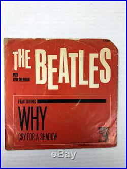 The Beatles-why-cry Like A Shadow-vinyl 9.2, Sleeve 1.0