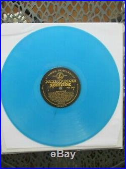 The beatles please please me blue vinyl gold /black labels ex ex stereo uk