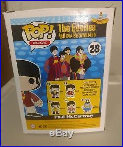 UNOPENED Funko Pop Rock The Beatles #28 Paul McCartney Vinyl Figure (box wear)