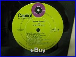 Ultra rare BEATLES 1969 vinyl lp BEATLEMANIA yes the green target label