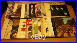 Vtg Lot of 26 THE BEATLES LP Record Vinyl Album