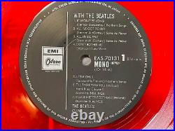 WITH THE BEATLES EAS-70131 JAPAN Limited Original MONO RED WAX withOBI Excellent