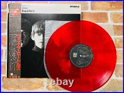 WITH THE BEATLES EAS-70131 JAPAN Limited Original MONO RED WAX withOBI Excellent