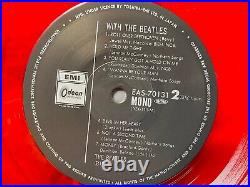 WITH THE BEATLES EAS-70131 JAPAN Limited Original MONO RED WAX withOBI Excellent