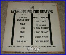 -stereo- Introducing The Beatles Version 2 Vjlp-1062 Vee-jay Lp Vinyl Record